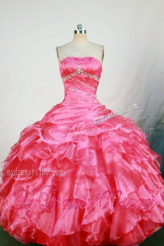 Ruche Diamonds and Ruffled Layers Decorated Dress for Sweet 15 For Girls