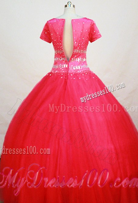 Latest Short Sleeve and Zipper Up Back Dresses for Quinceanera