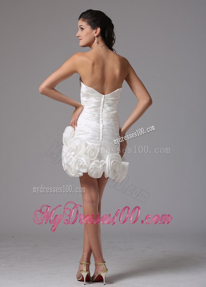 Column Sweetheart Beading 2013 Beach Short Wedding Dress With Hall