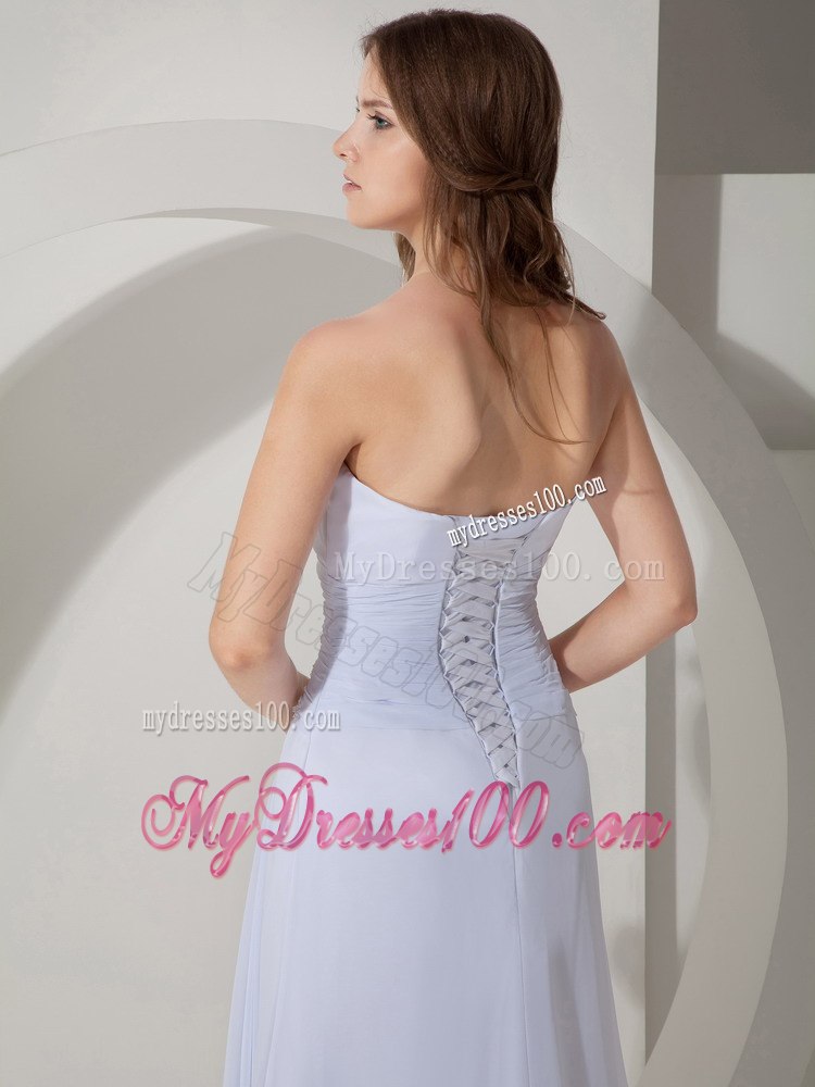 Sexy Column / Sheath Strapless Beach Wedding Dress Brush / Sweep