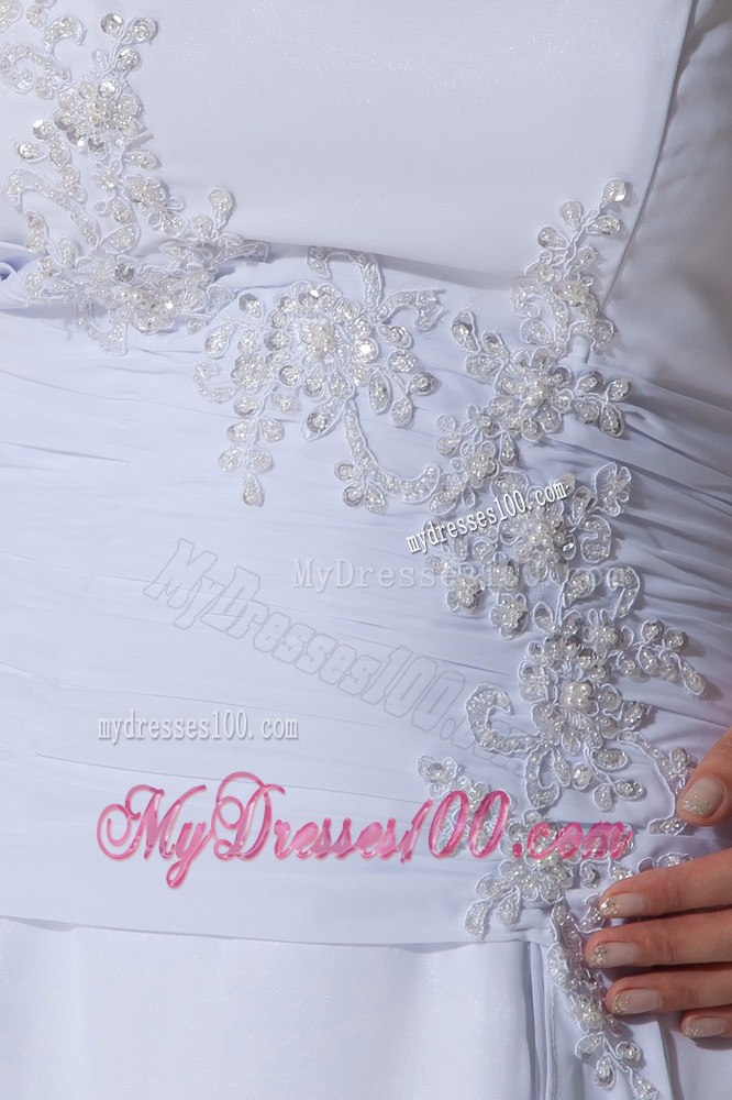 Sexy Column / Sheath Strapless Beach Wedding Dress Brush / Sweep