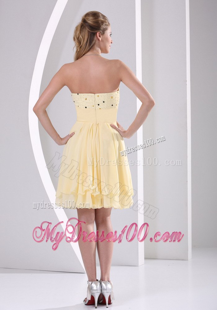 2013 Sweetheart Beaded Knee-length Cocktail Dress For Custom Made