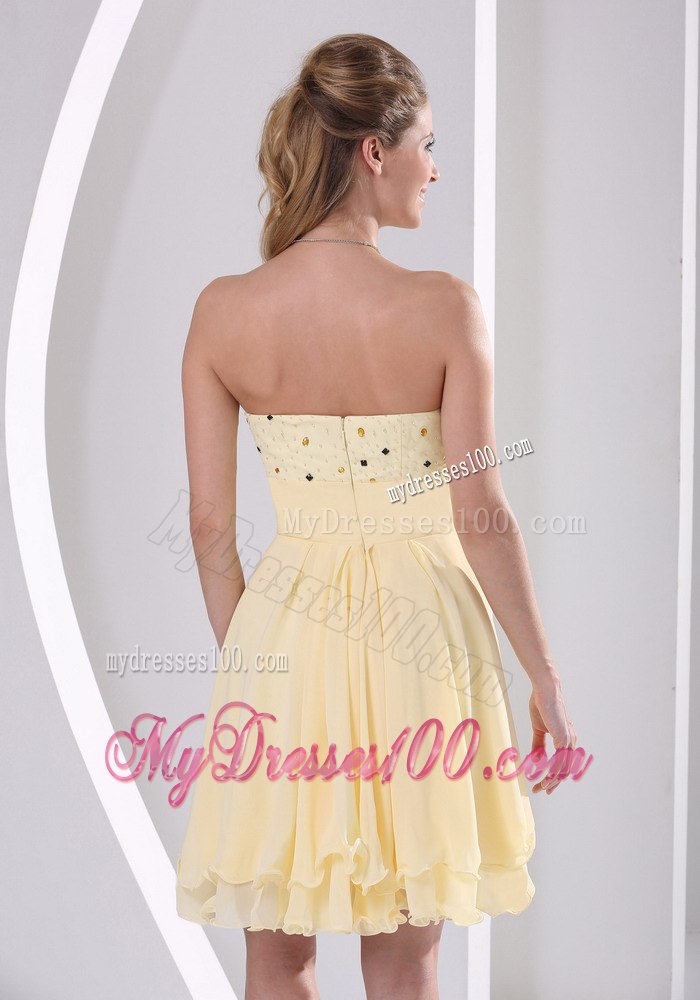 2013 Sweetheart Beaded Knee-length Cocktail Dress For Custom Made