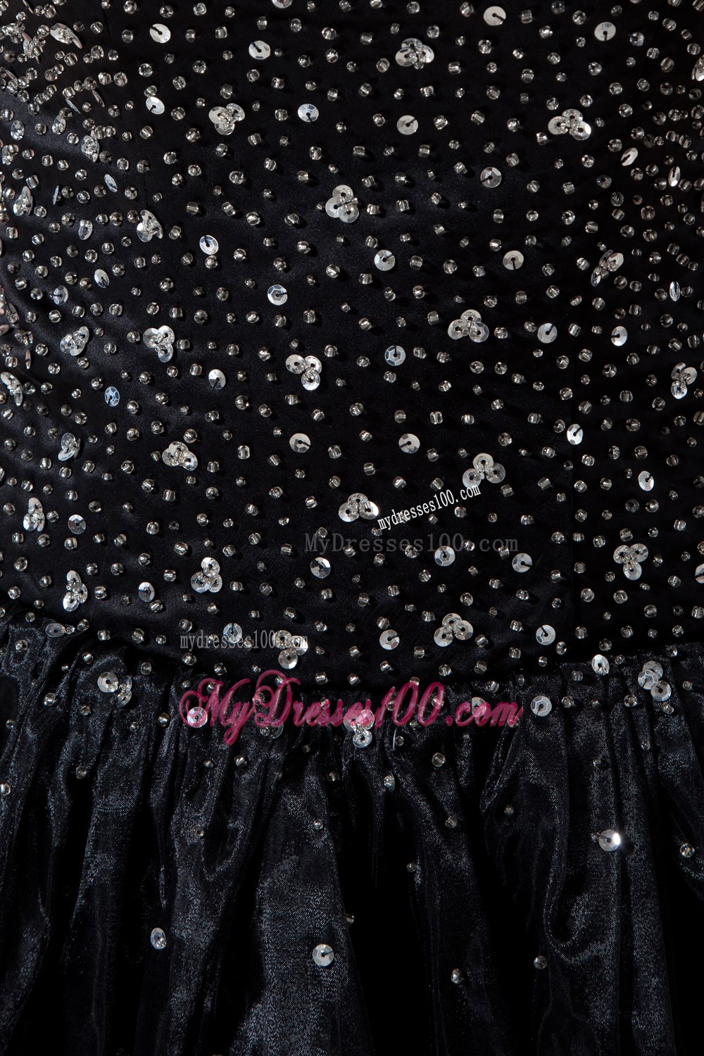 Black Straps Short Cocktail Dress Beading for 2013 Party