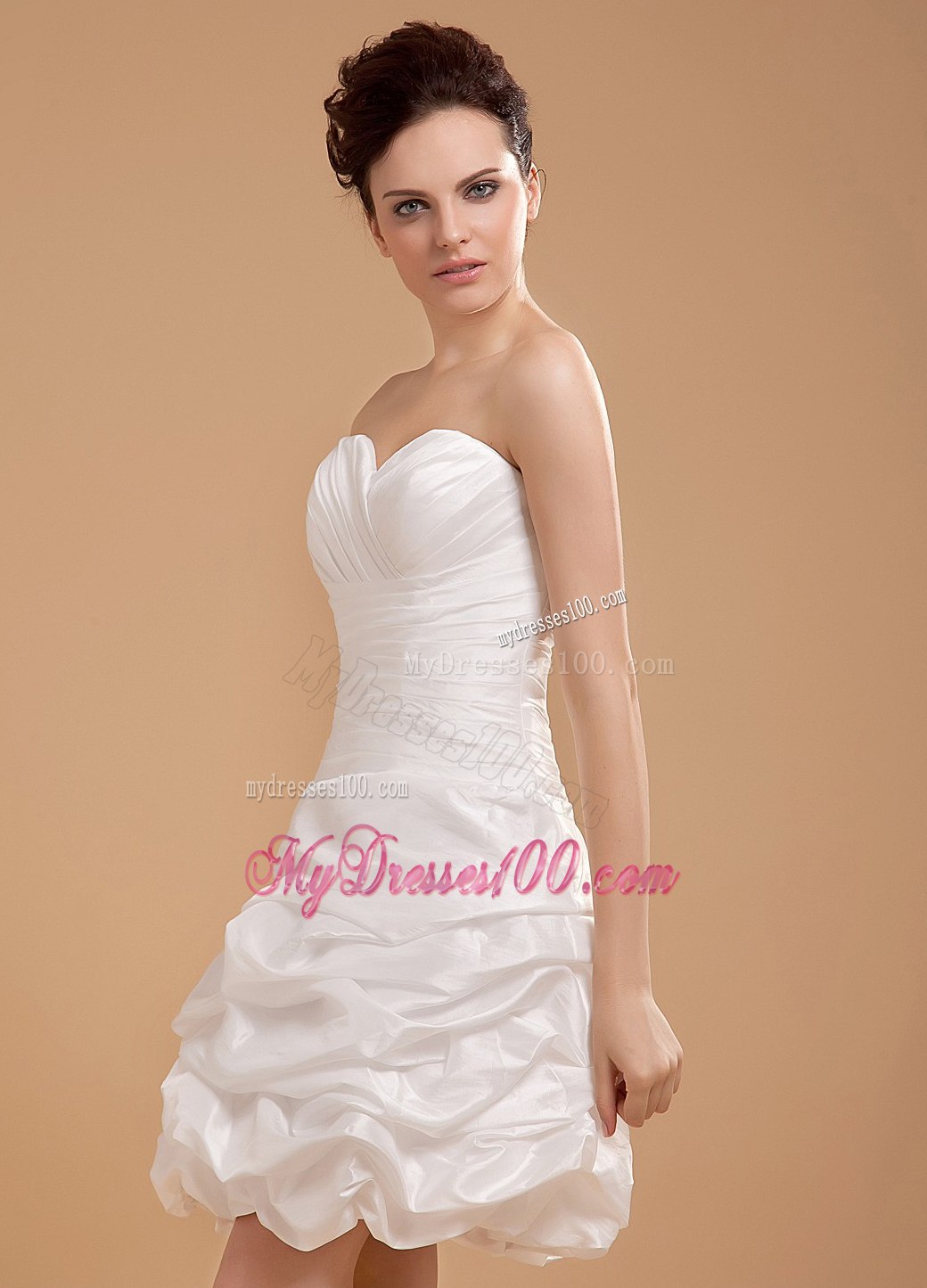 Custom Made For 2013 Cocktail Dress With Sweetheart and Pick-ups