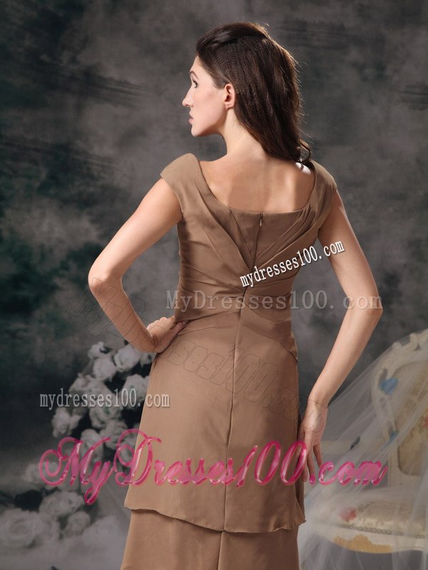 Elegant Champagne Strapless Short Prom / Homecoming Dress Mini-length Organza