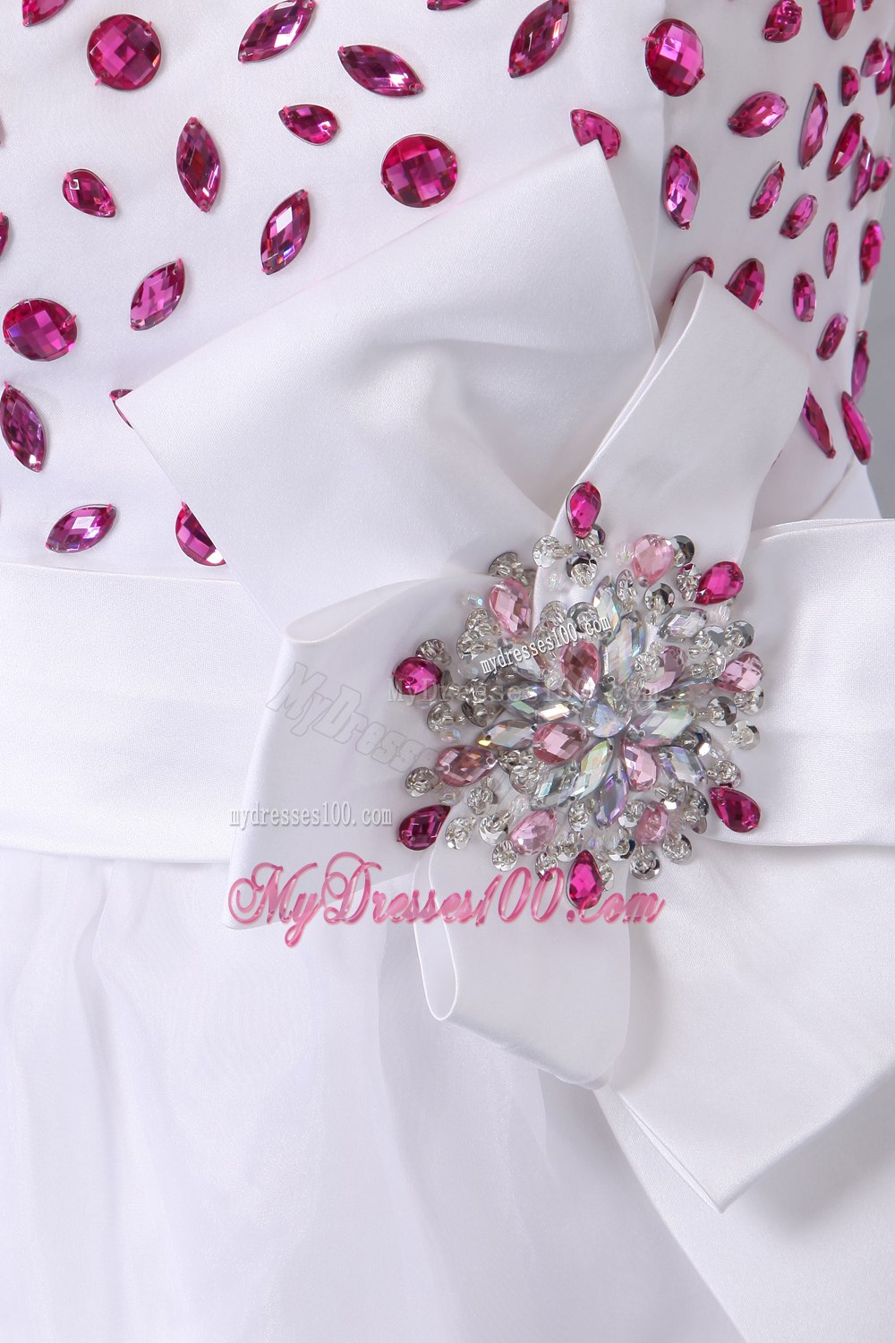 Sweet White Sweetheart Beading Short Cocktail Dress Mini-length
