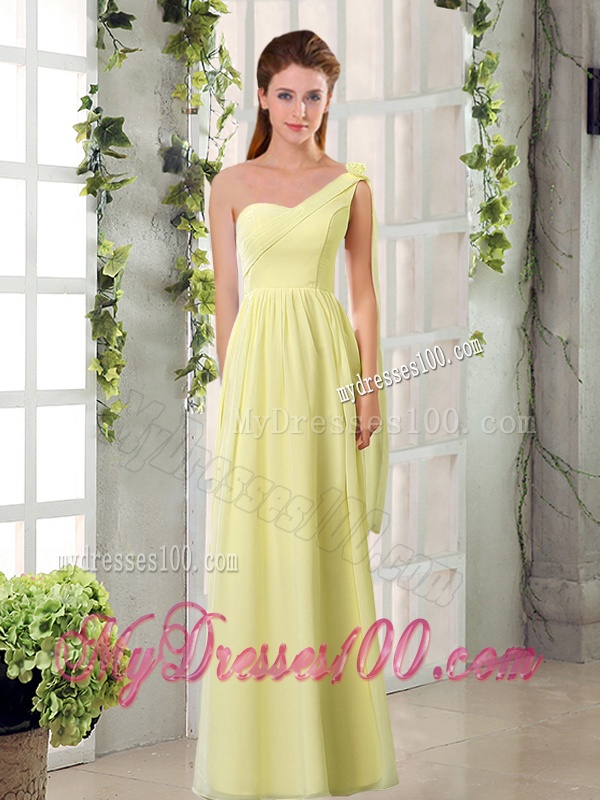2016 Empire Chiffon Dama Dresses with Ruching