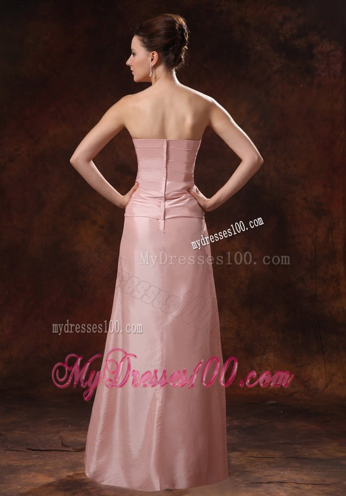 Blush Colored Gorgeous Long Mother In Law Dress with Jacket