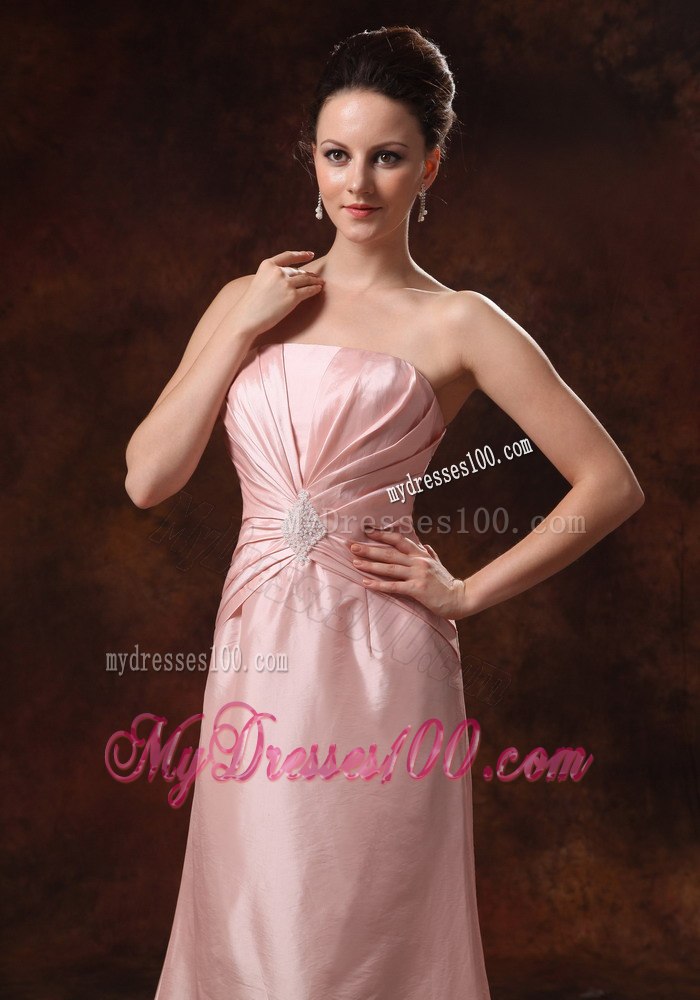 Blush Colored Gorgeous Long Mother In Law Dress with Jacket