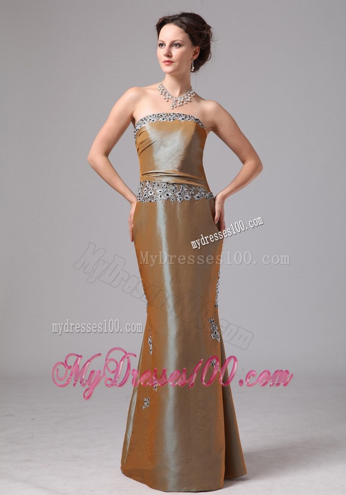 Olive Green Mermaid Mother Of The Bride Dress With Lace Jacket