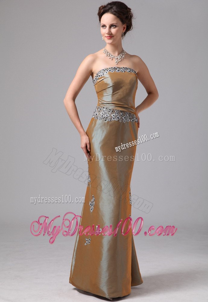 Olive Green Mermaid Mother Of The Bride Dress With Lace Jacket
