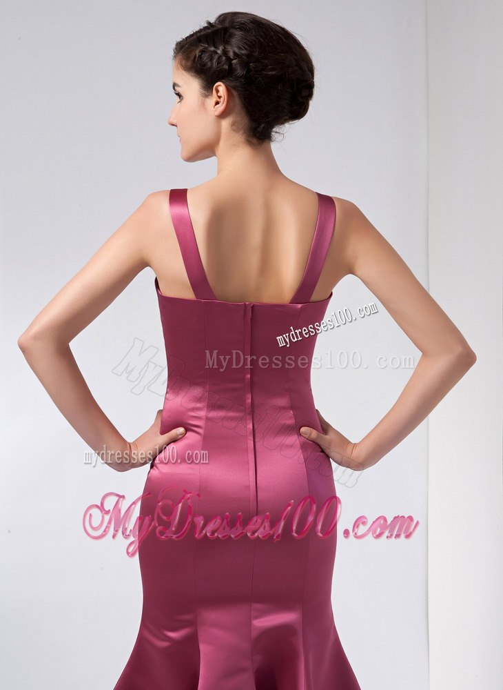 Latest Trumpet Knee-length Mother Bride Dress for 2013 Wedding