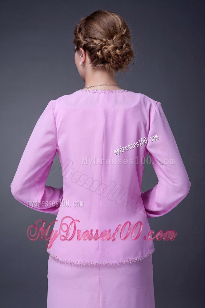 Asymmetric Ankle-length Hem Lavender Mother In Law Dress Sleeveless