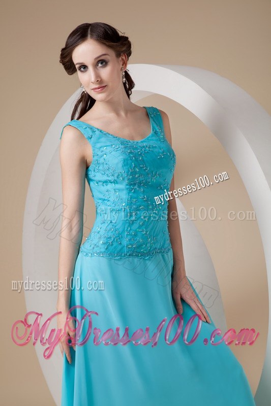 Sleeveless Ankle-length Mother In Law Dresses with Appliques