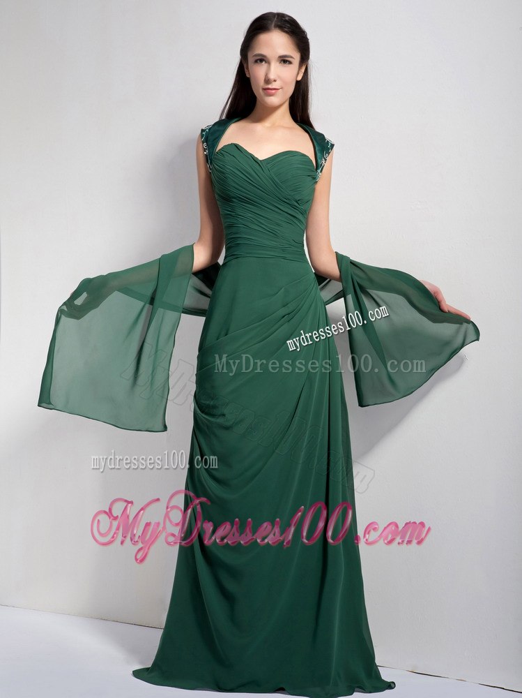 Sweetheart Green Mother Of The Bride Dress with Peekaboo Keyhole