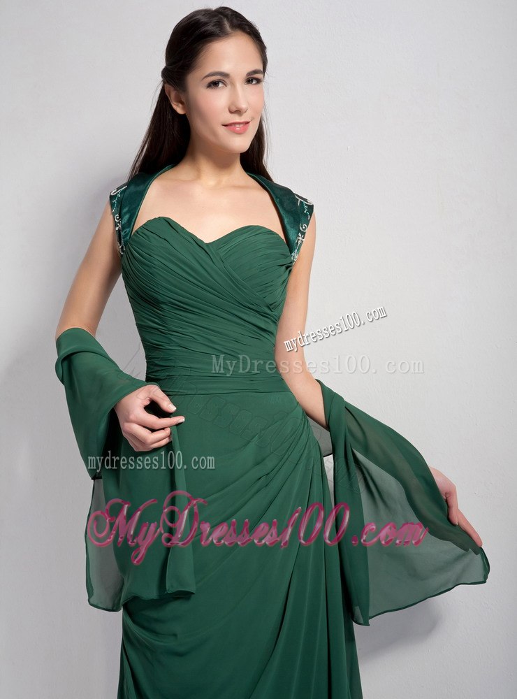 Sweetheart Green Mother Of The Bride Dress with Peekaboo Keyhole