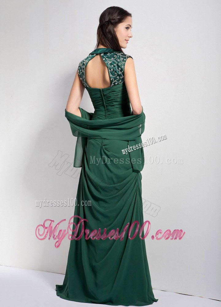 Sweetheart Green Mother Of The Bride Dress with Peekaboo Keyhole