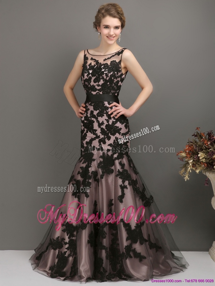 Gorgeous Appliques Multi Color 2016 Mother of The Bride Dress with Appliques