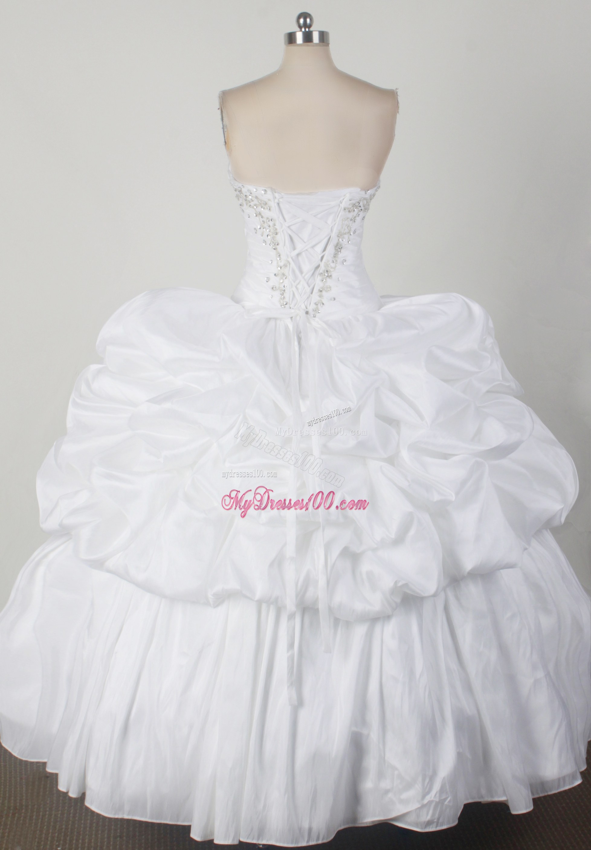 Pick-ups and Jacket Accent Quinceanera Gowns with Embroidery