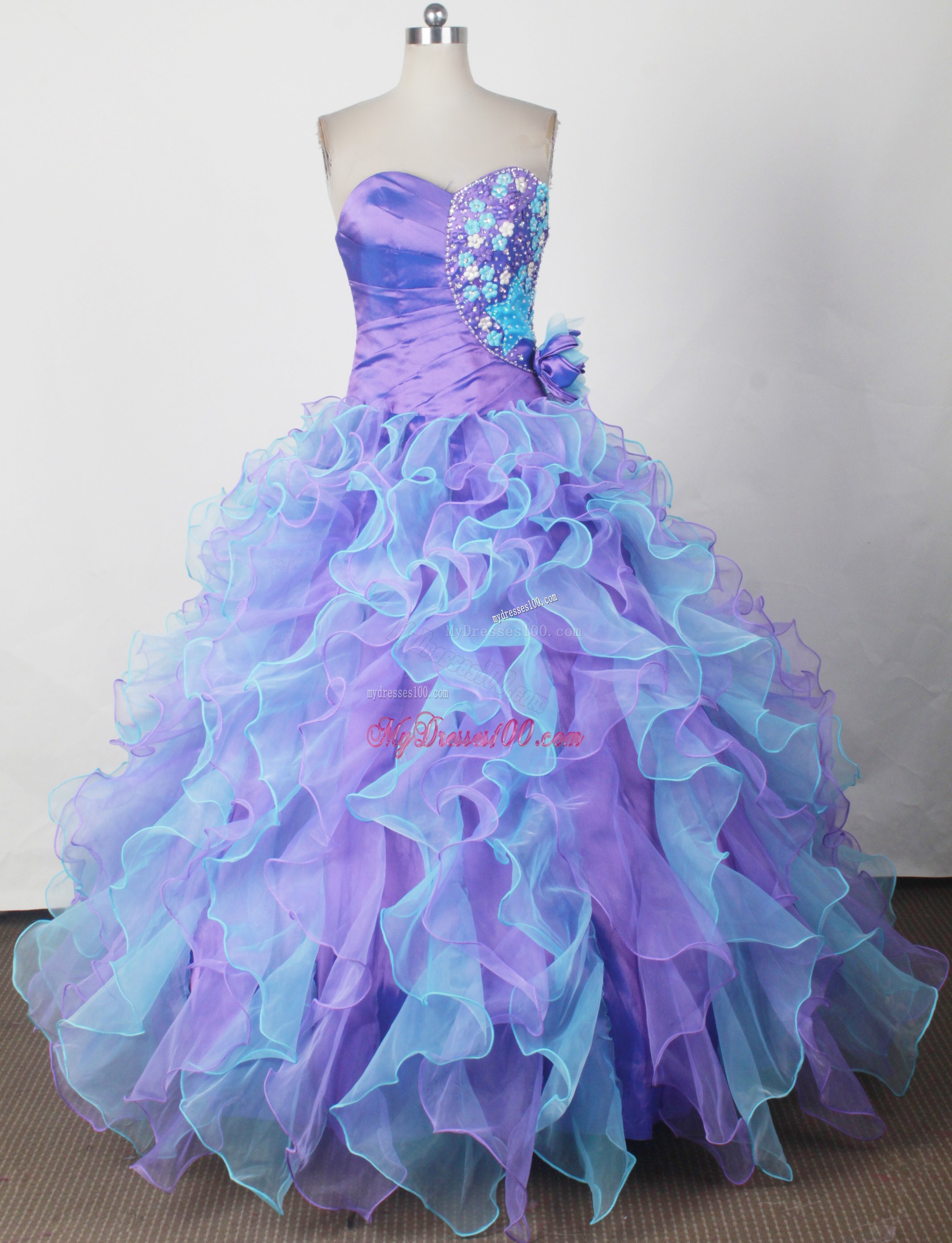Hot Sale Special Two-toned Sweetheart Quinceanera Gowns for Girls