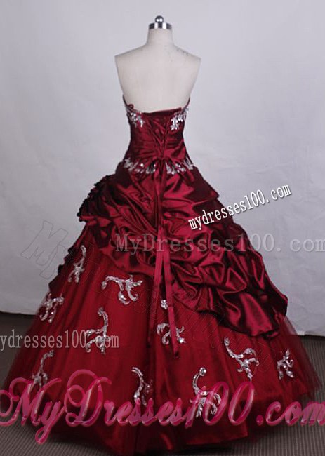 Ball Gown Modest Quinceanera Dress with Cool Appliques