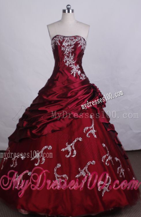 Ball Gown Modest Quinceanera Dress with Cool Appliques