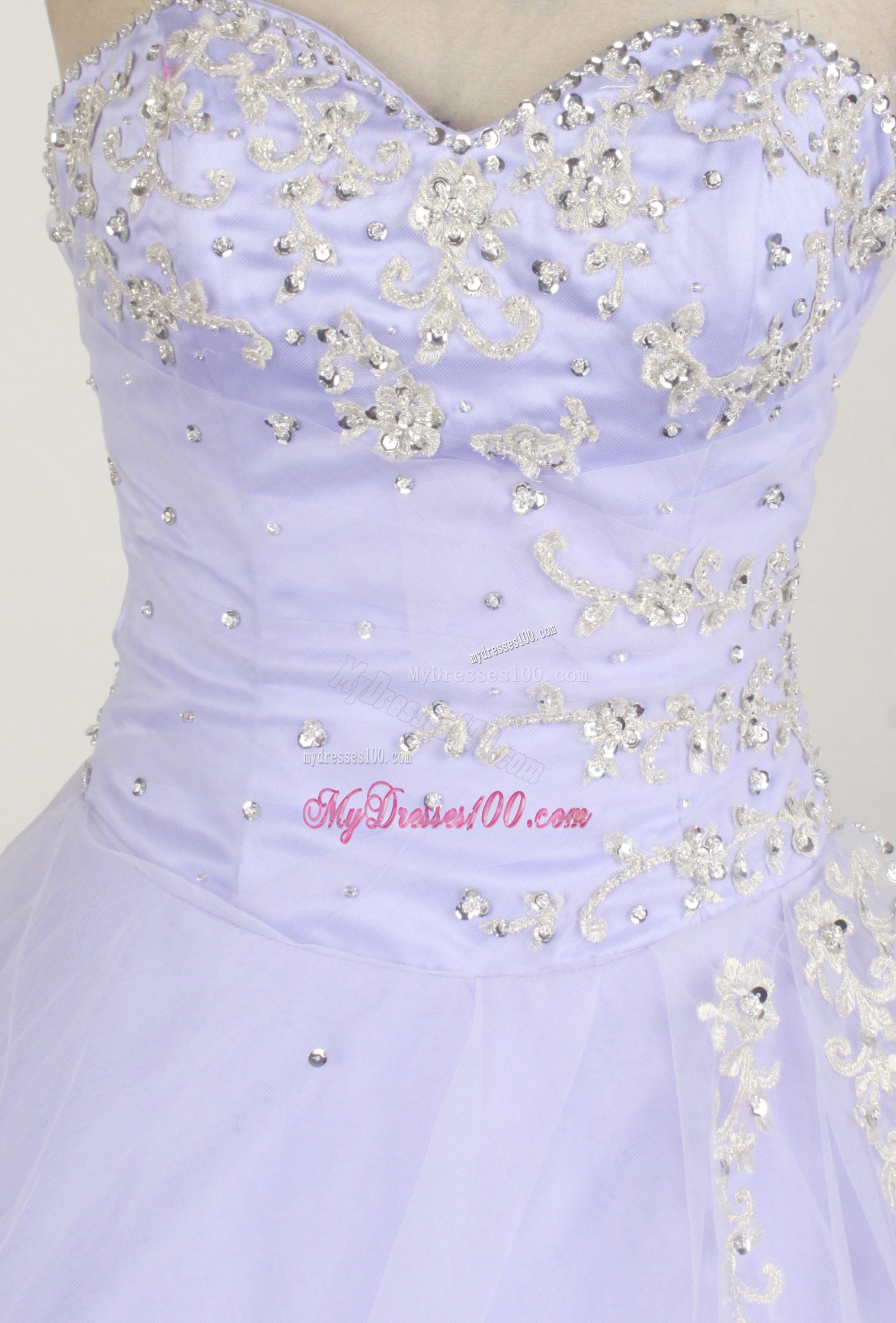 Fashionable Sweetheart Beading Appliques Puffy Sweet 15 Dresses