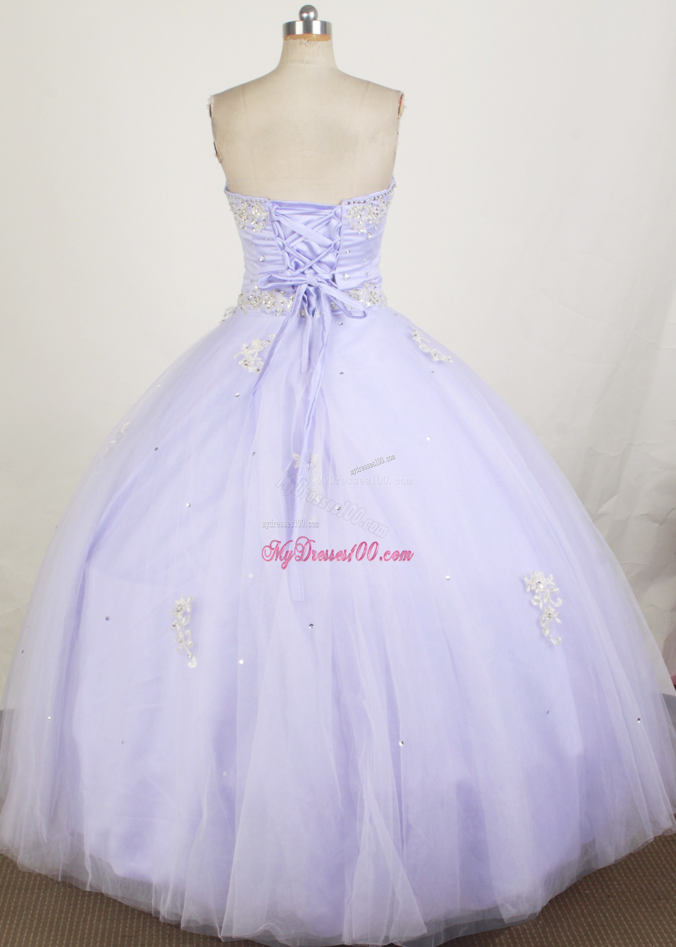 Fashionable Sweetheart Beading Appliques Puffy Sweet 15 Dresses
