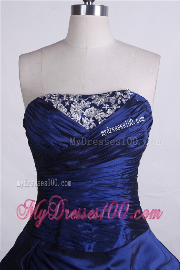 Noble Appliqued Sweet 16 Quinceanera Dress in Royal Blue 2013