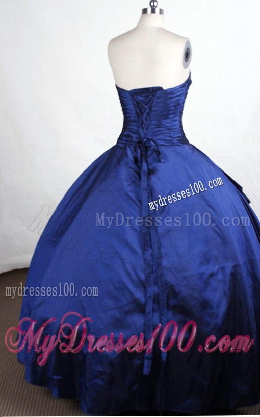 Noble Appliqued Sweet 16 Quinceanera Dress in Royal Blue 2013