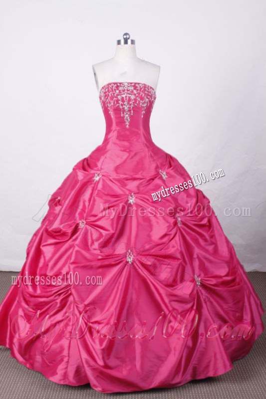 Appliques with Beading Decorated Dress for Sweet 15 in Fashion