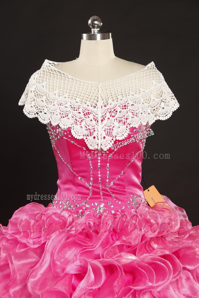Feminine Sweetheart Wedding Dress with Appliques and Ruffles for 2016