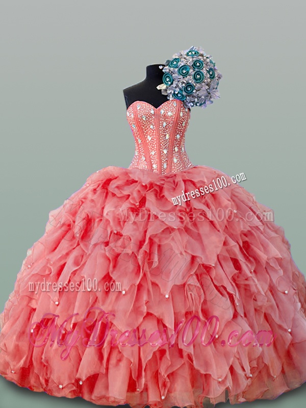 2016 Perfect Sweetheart Quinceanera Dresses with Beading