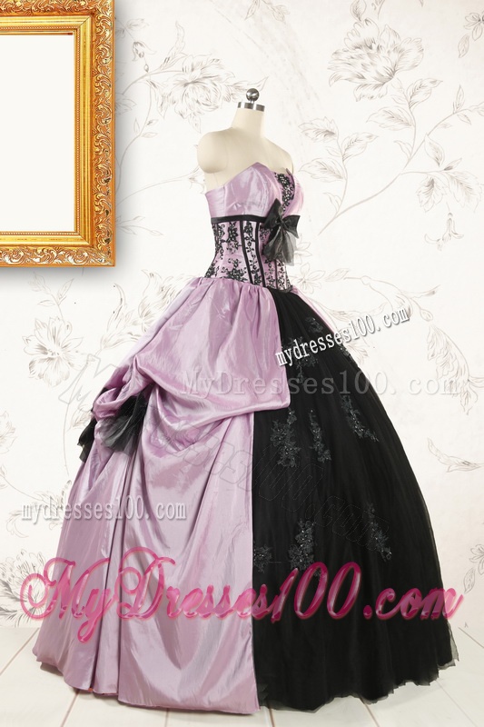 2016 Cheap Strapless Quinceanera Dresses with Appliques and Ruffles