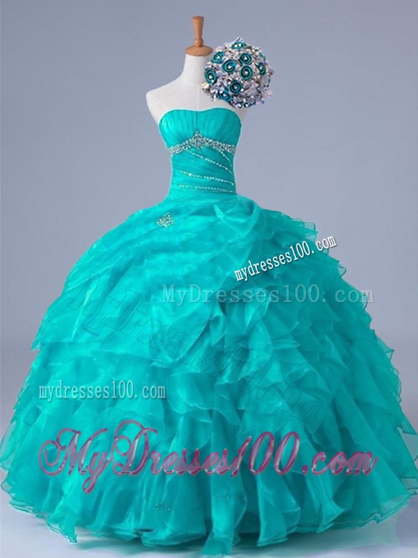2016 Classical Beaded Quinceanera Dresses in Organza