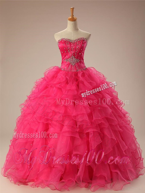 Fashionable Sweetheart Quinceanera Dresses with Beading and Ruffles for 2016