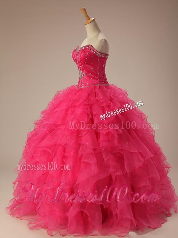 Fashionable Sweetheart Quinceanera Dresses with Beading and Ruffles for 2016