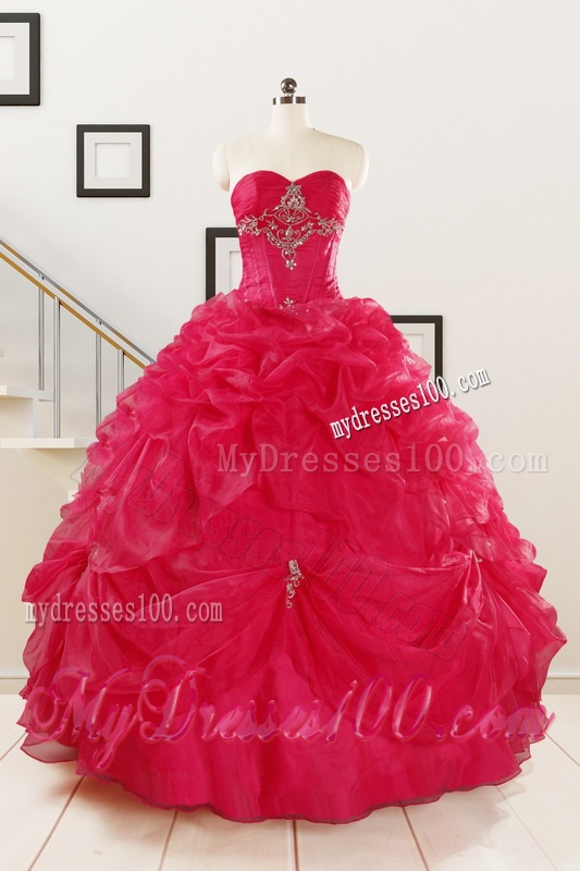 Perfect Sweetheart Quinceanera Dresses with Appliques