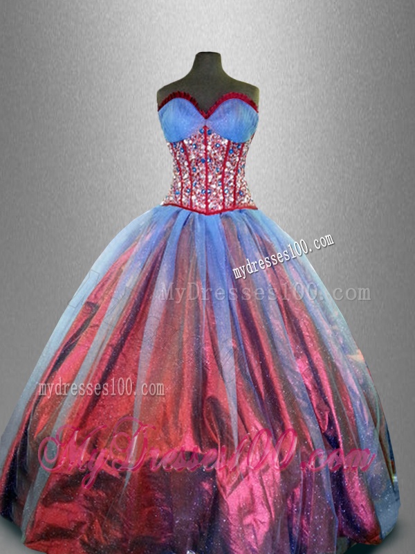 Perfect Sweetheart Quinceanera Gowns with Beading and Ruffles