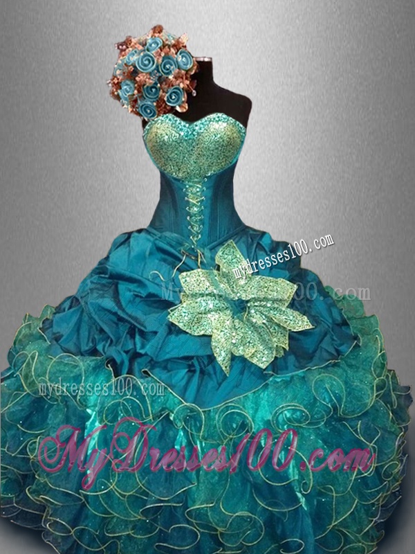 Pretty Sweetheart Quinceanera Dresses with Sequins