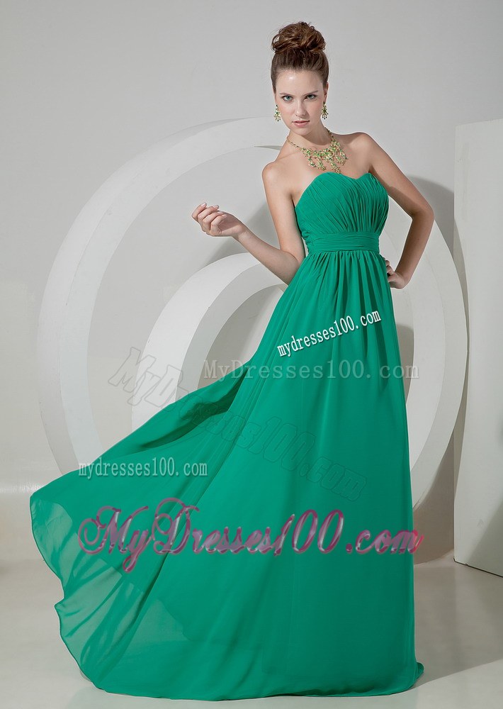 Turquoise Ruching Sweetheart Dama Dresses For Quinceanera 2013