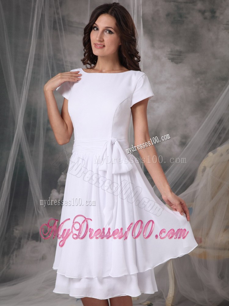 2013 Customize Short Dama Dresses For Quinceanera with Bateau 