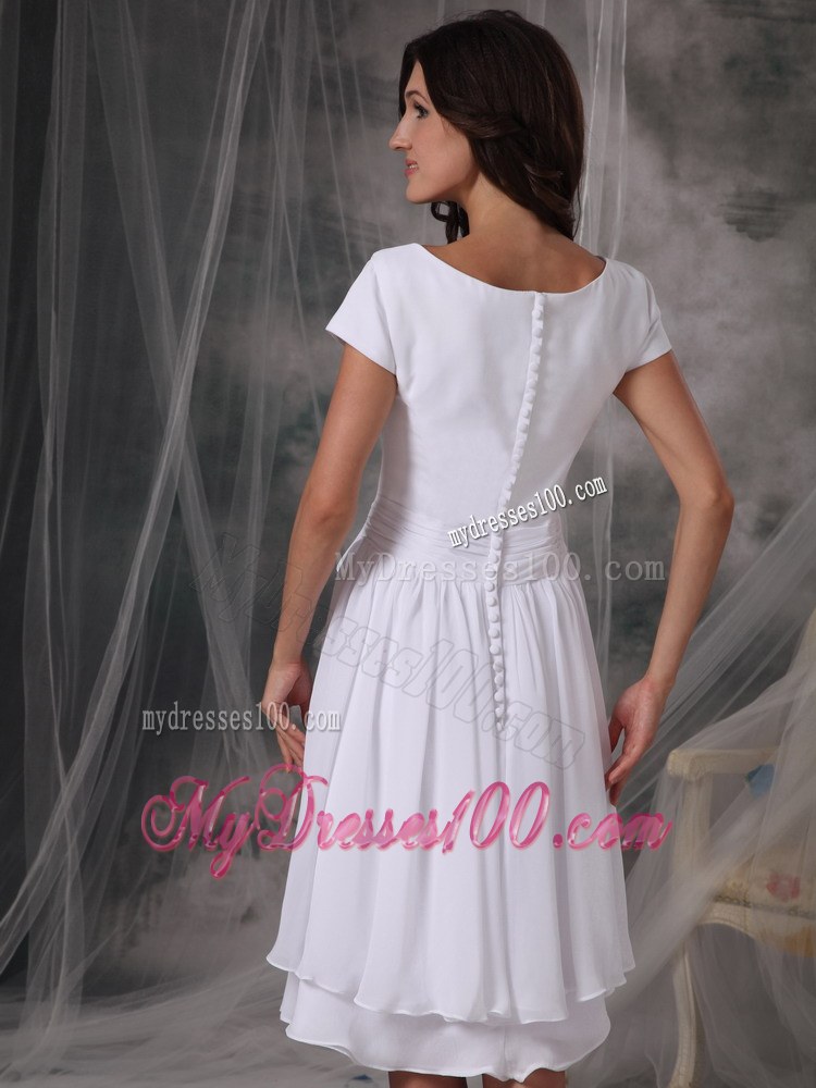 2013 Customize Short Dama Dresses For Quinceanera with Bateau 