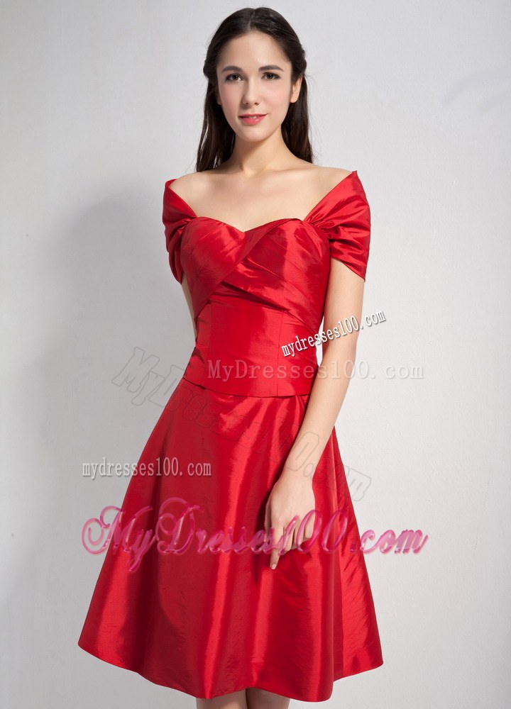 Red Sweetheart Dama Dresses For Quinceanera with Cap Sleeves
