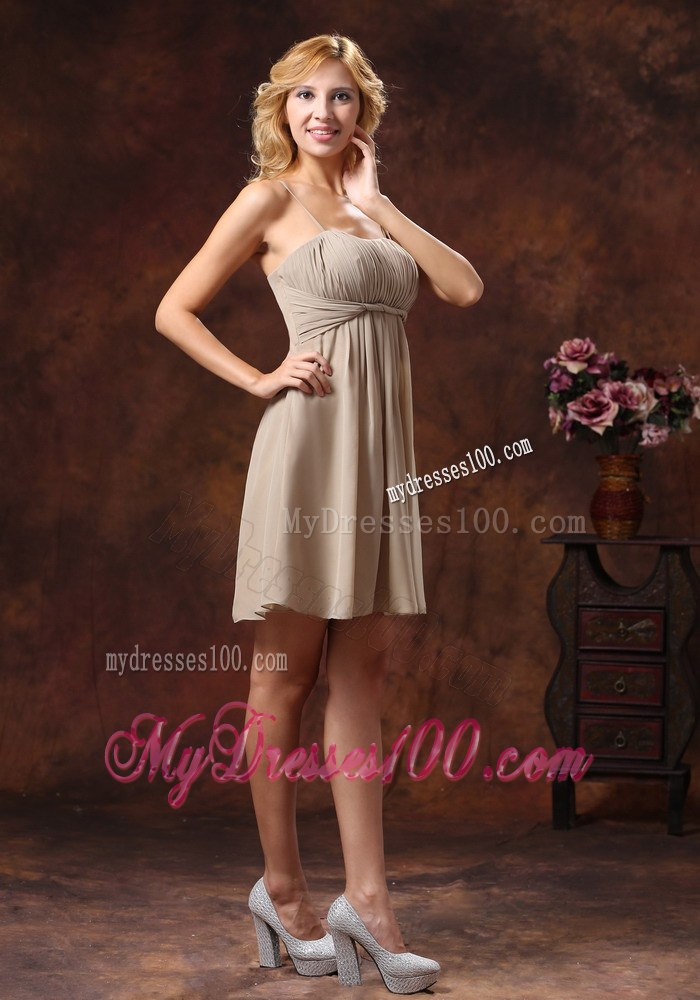 Spaghetti Straps Neckline Dama Dresses For Quinceanera with Gray