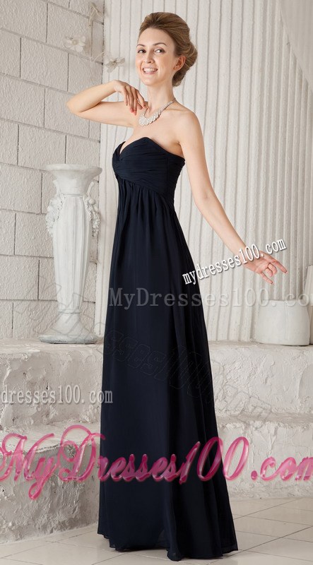 Black Sweetheart Ruching Dama Dresses For Quinceanera for Girl
