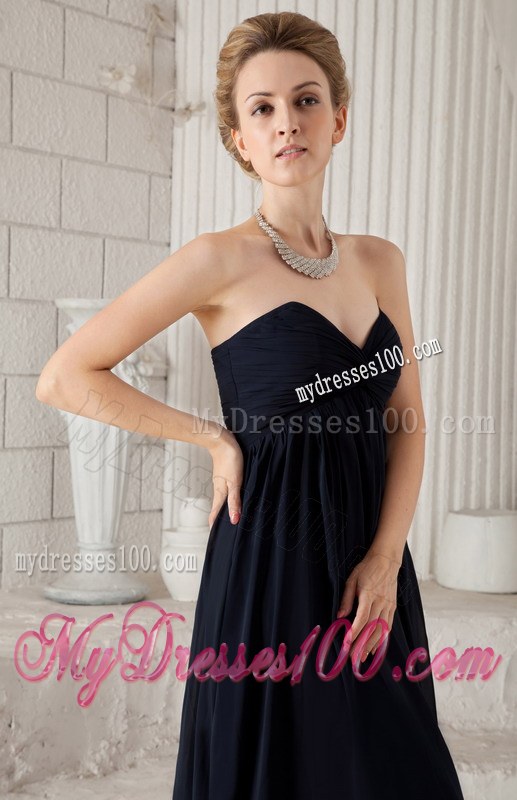 Black Sweetheart Ruching Dama Dresses For Quinceanera for Girl