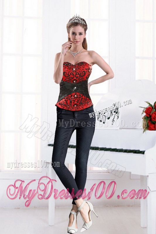2016 Fashionable Beading and Ruffles Multi-color Dresses for Quince