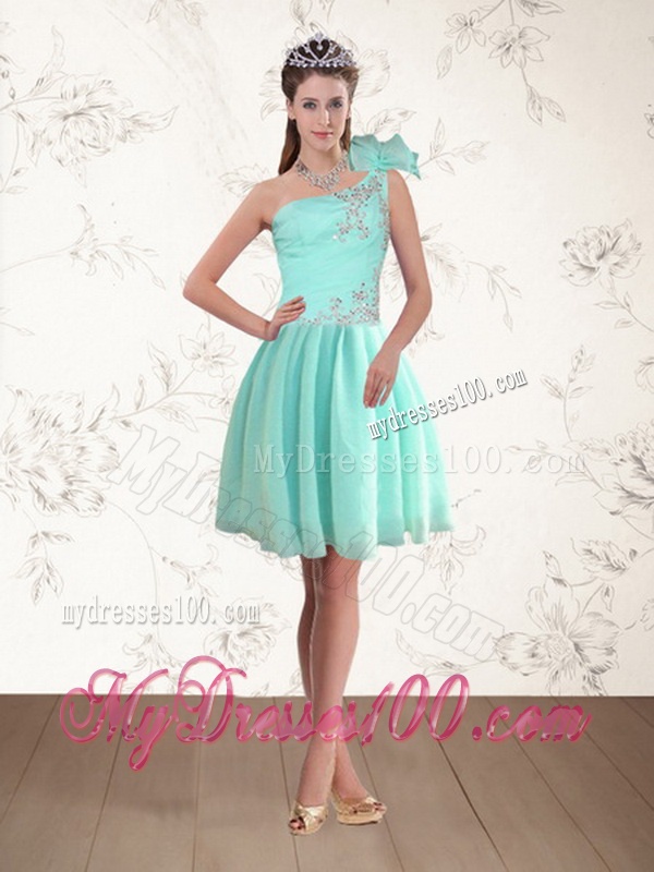 2016 New Arrival Apple Green Quinceanera Dress with Appliques